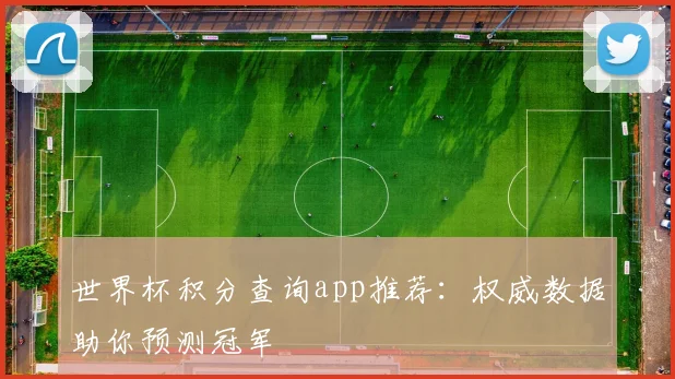 世界杯积分查询app推荐：权威数据助你预测冠军